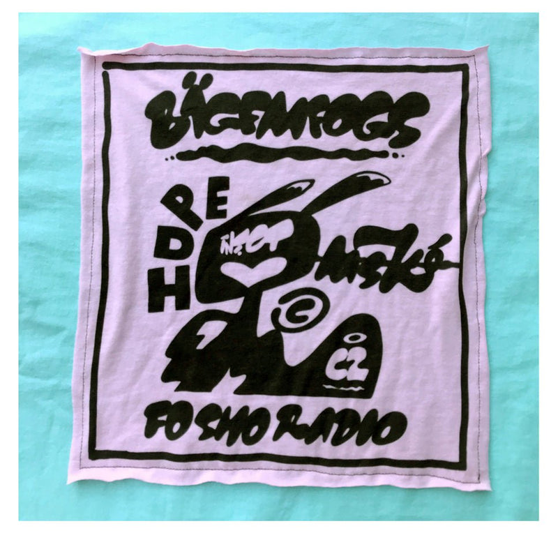 Close up of a cat patch.