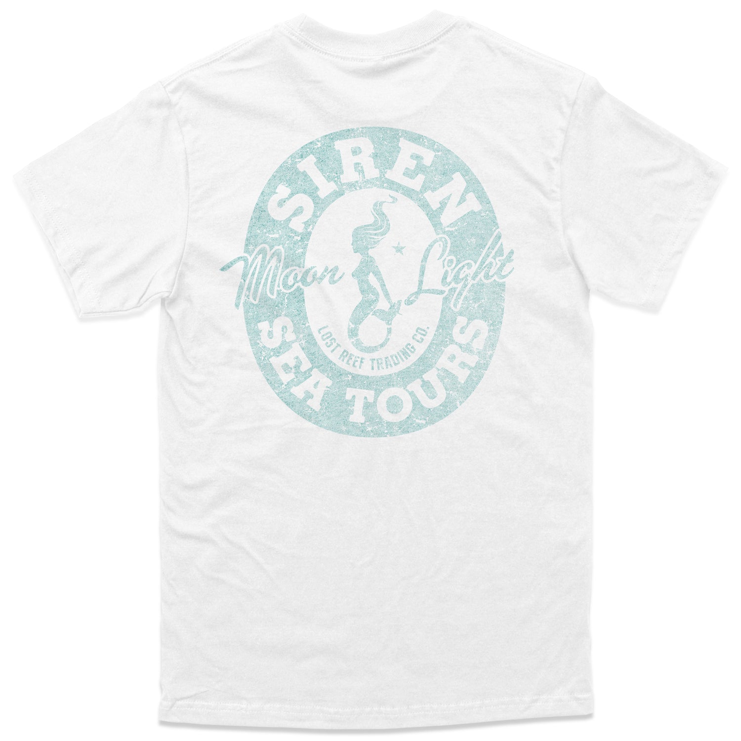 SIREN MOONLIGHT SEA TOURS DISTRESSED T-SHIRT